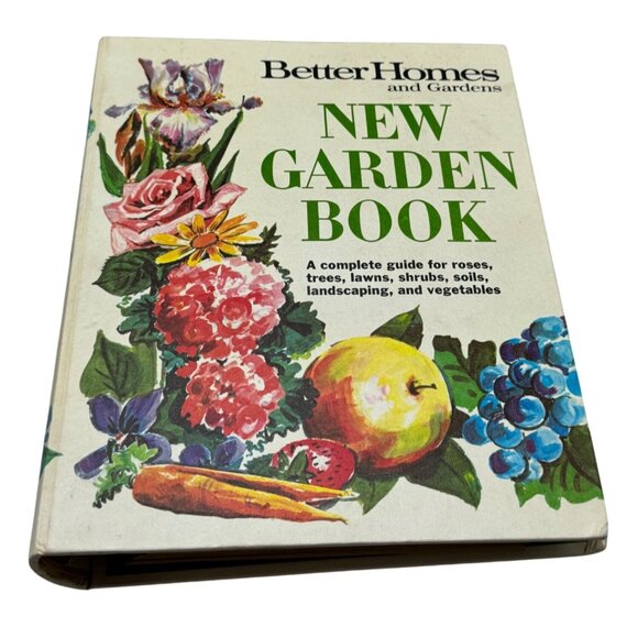 Better Homes & Gardens New Garden Book Roses Trees Lawns Shrubs Hardcover READ - Picture 1 of 6